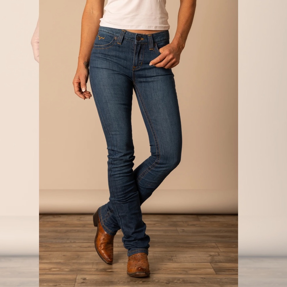 Kimes Ranch Women's Boot Cut Jeans - Dark Blue